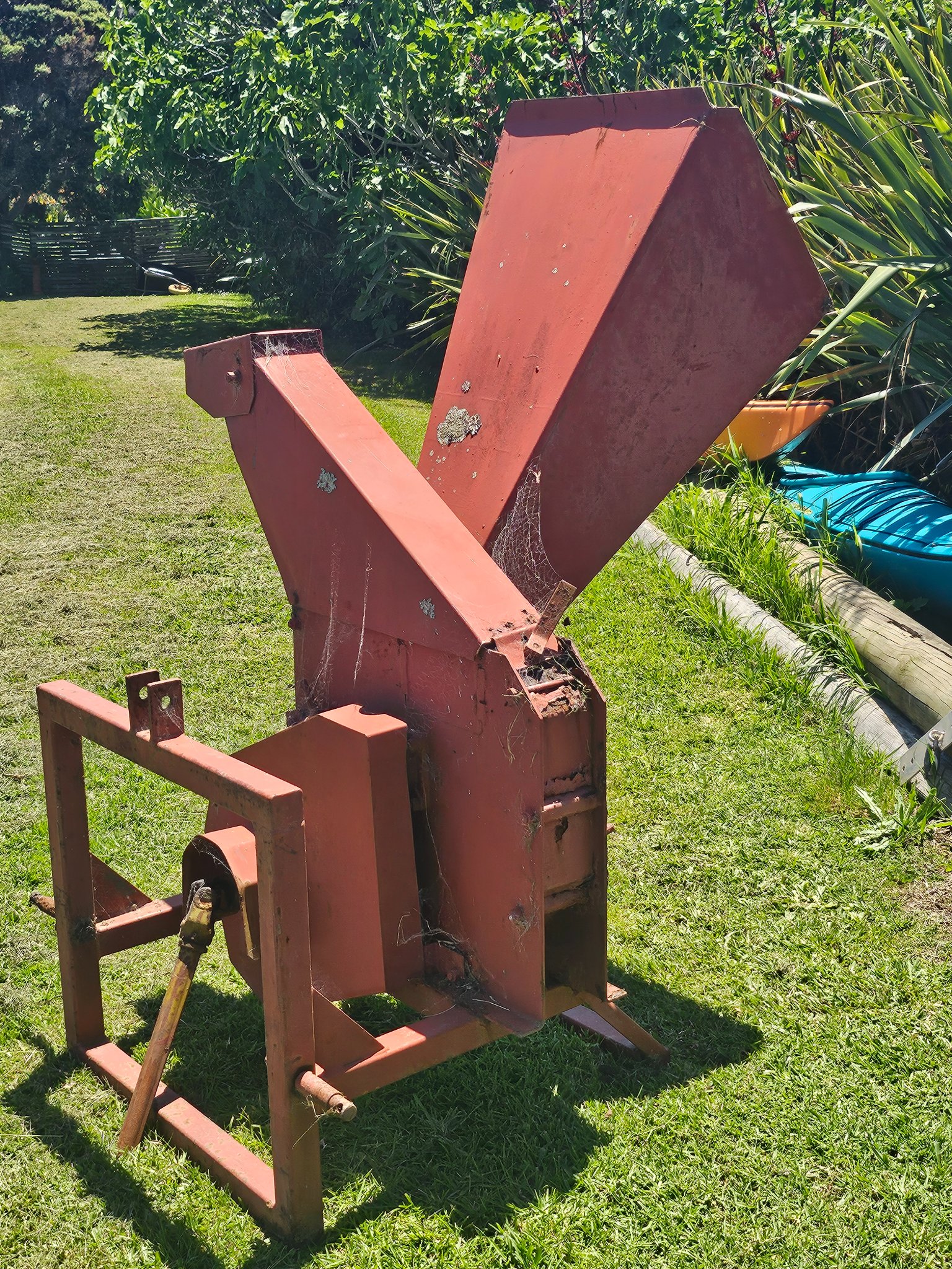 Wood chipper, PTO driven, old but still functional, some rust, Vogel ...
