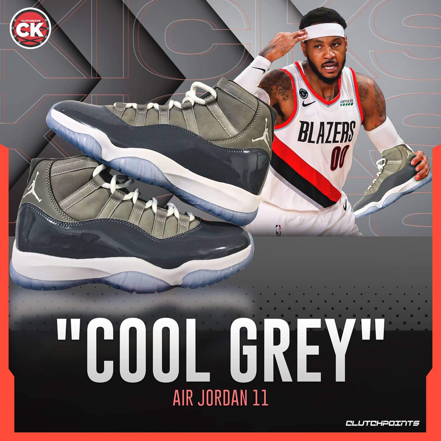 Jordan 11 Retro Cool Gray Original 10.5 ロ発ロ 302C78F1- 302C7 高 