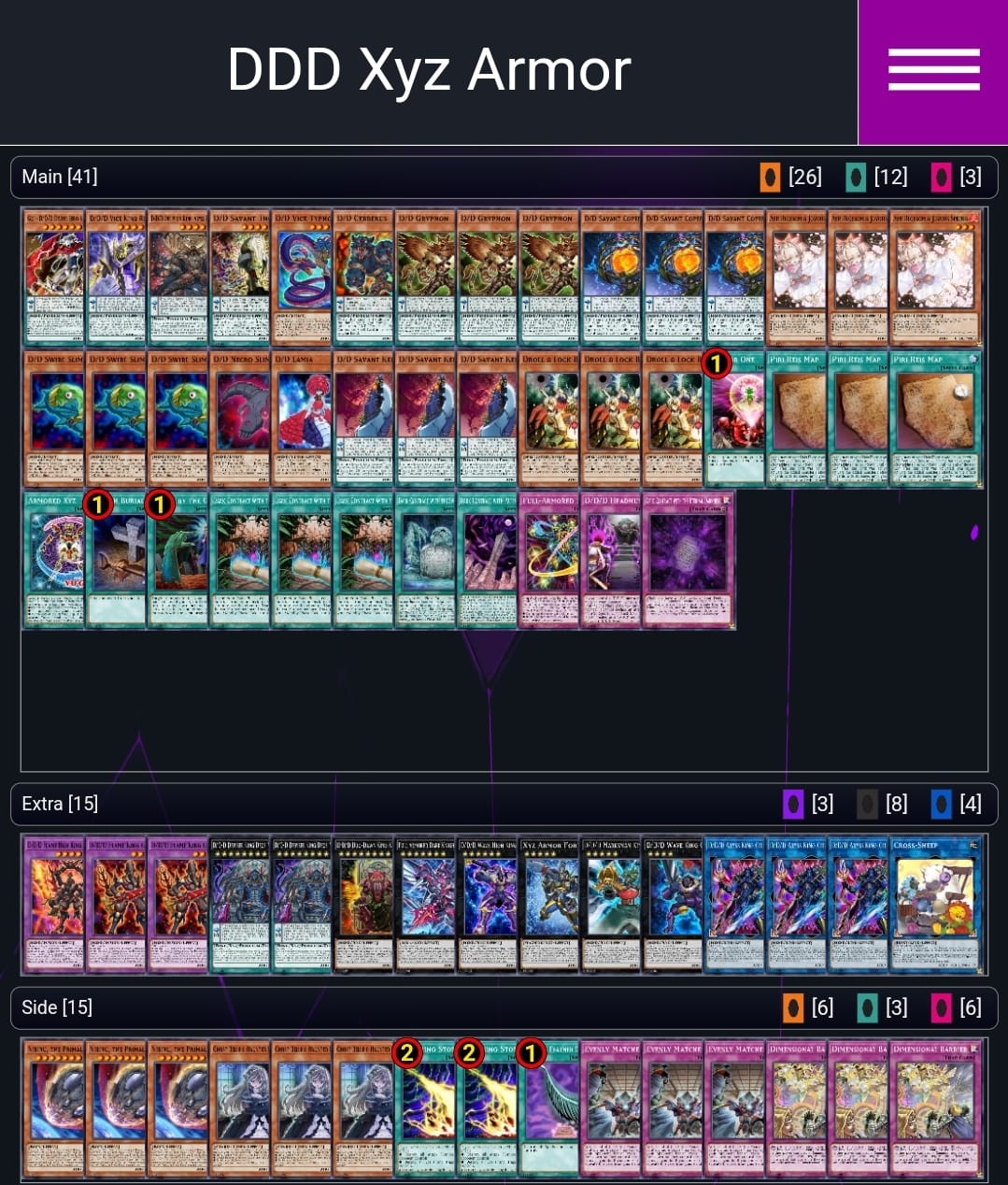 yugioh armor deck Yu-Gi-Oh! Official Card Game Duel Monsters yugioh card deck box I