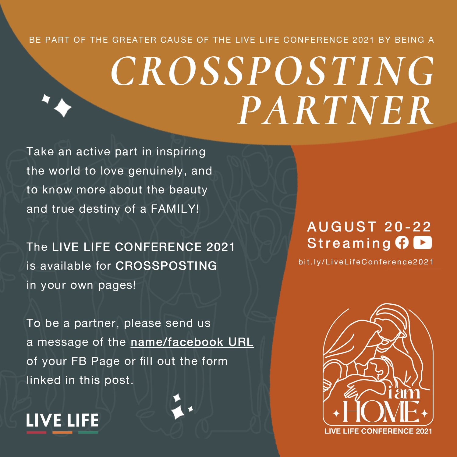 Live LIFE - ‼ Take part of the bigger cause by being our... | Facebook