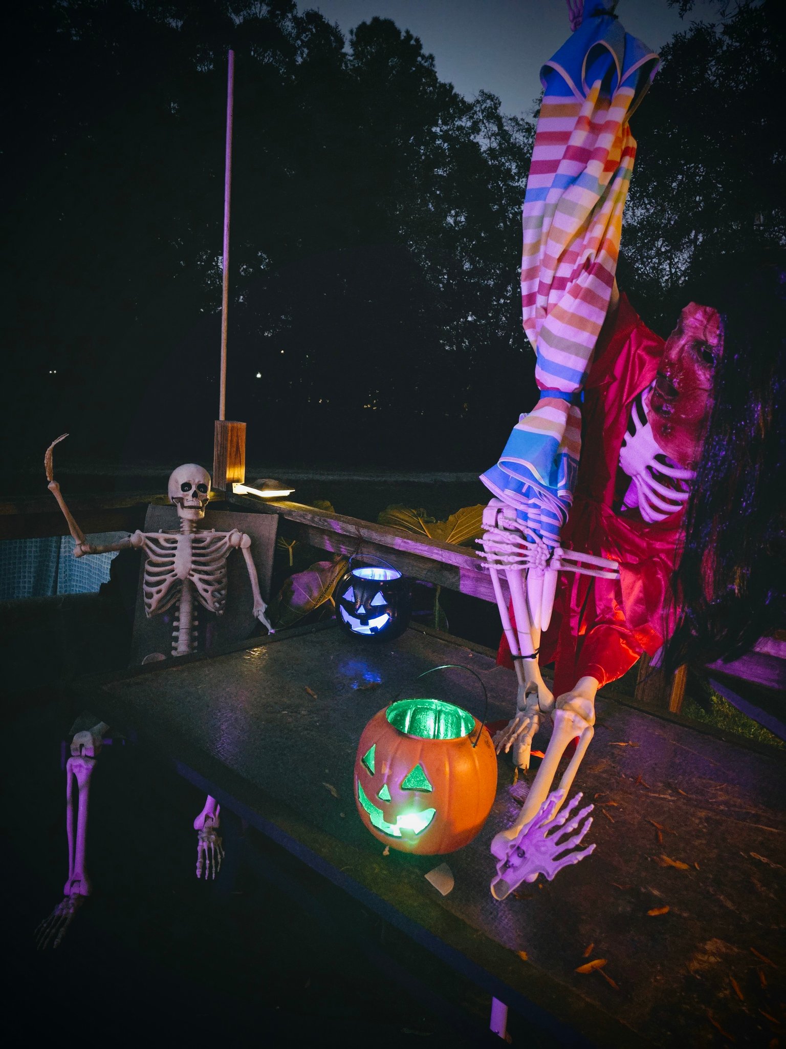 A pumpkin, the 93Q hallway ghost, and Ed Gein walk into a radio