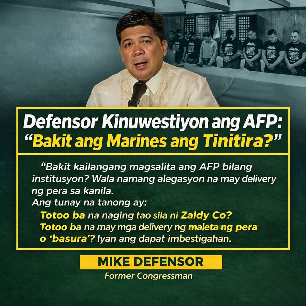 Joy - Bakit ang Marines ang tinitira, hindi ang laman ng kanilang joint ...