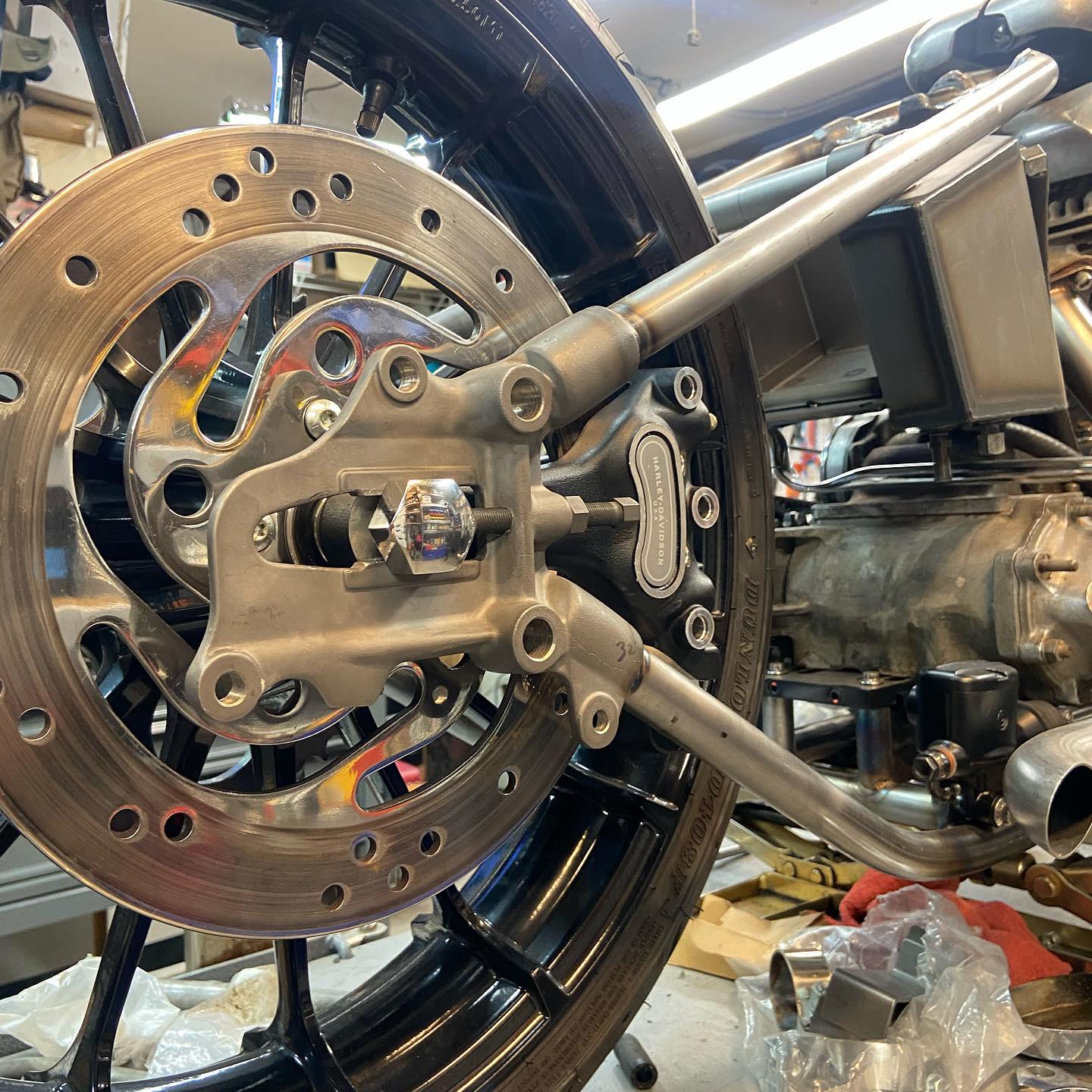 Installed a TC Softail rear brake... - Hiro Koiso Racing | Facebook