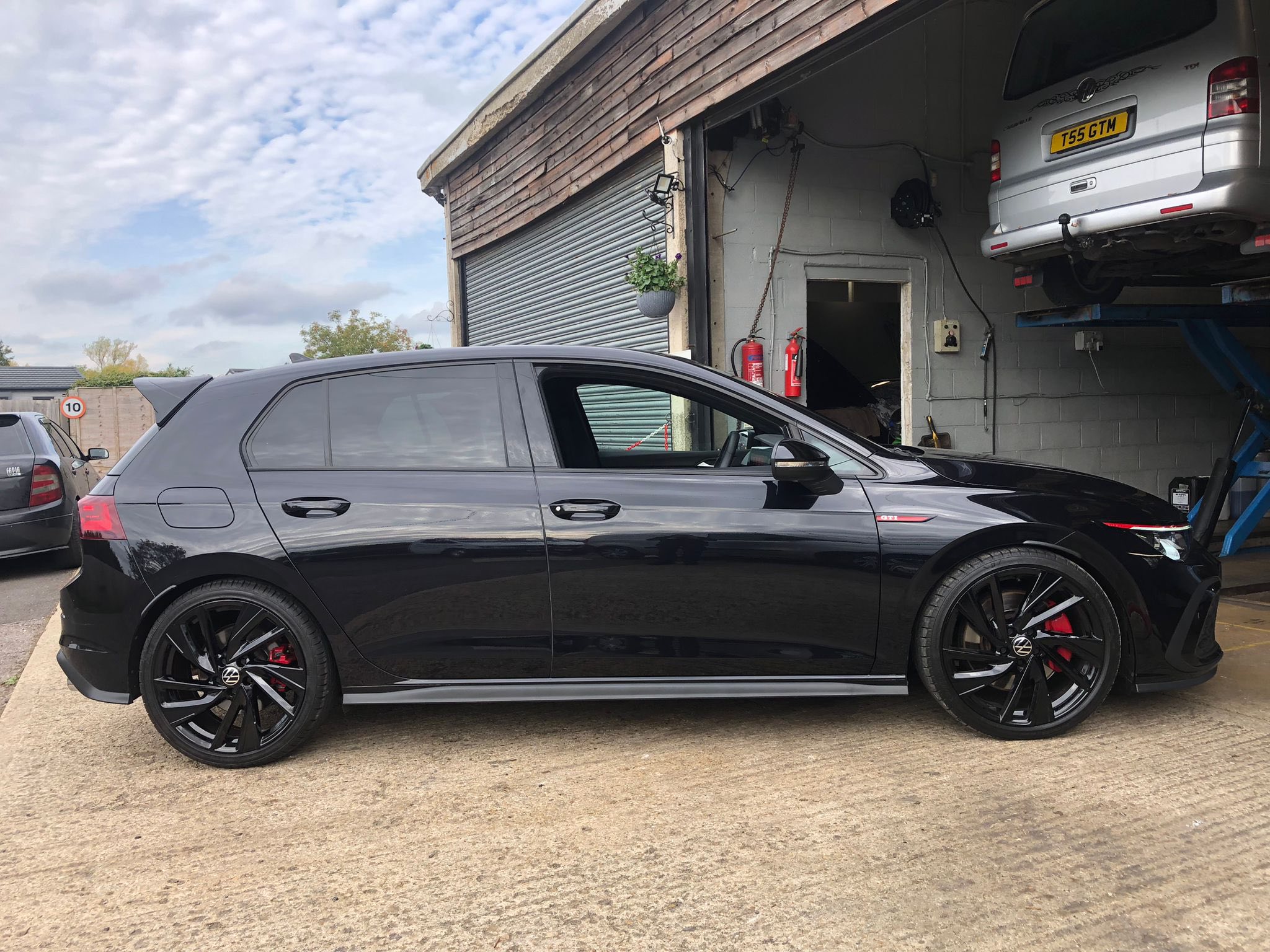 Loving the RaceChip Chiptuning VW Golf 8 GTI fitted with Eibach