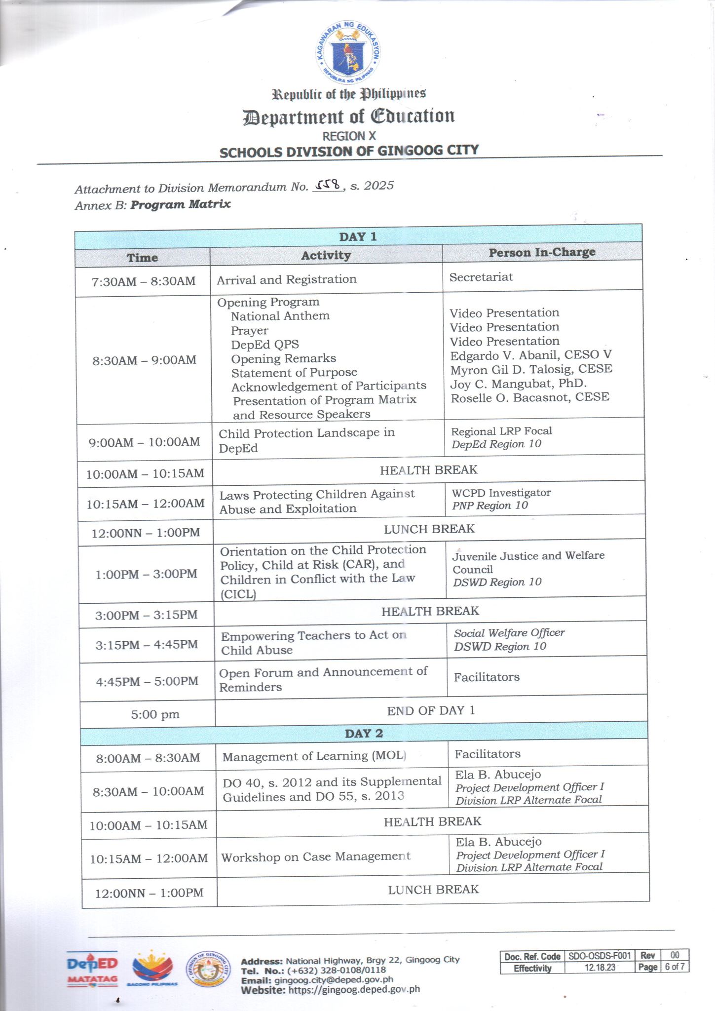 DepEd Gingoog - DepEd Gingoog added a new photo.