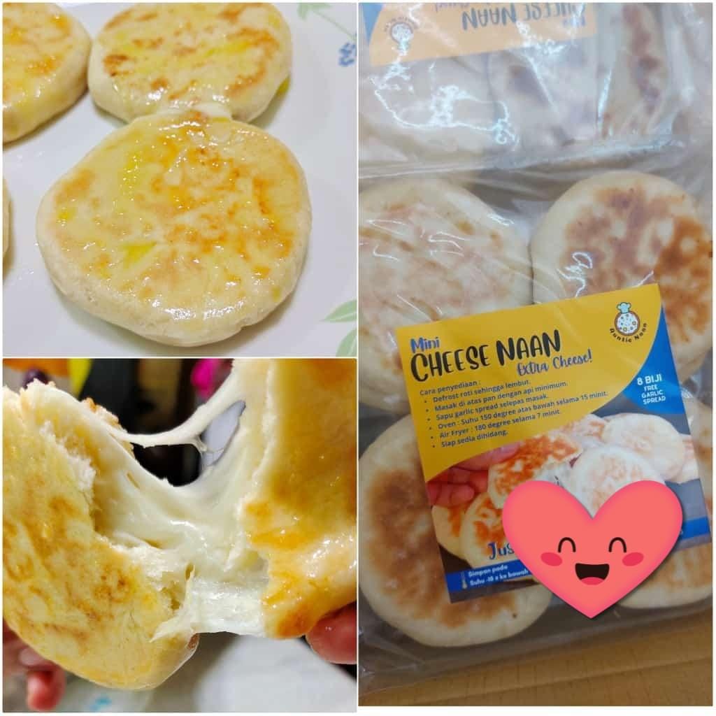 Roti Mini Naan Cheese Frozen