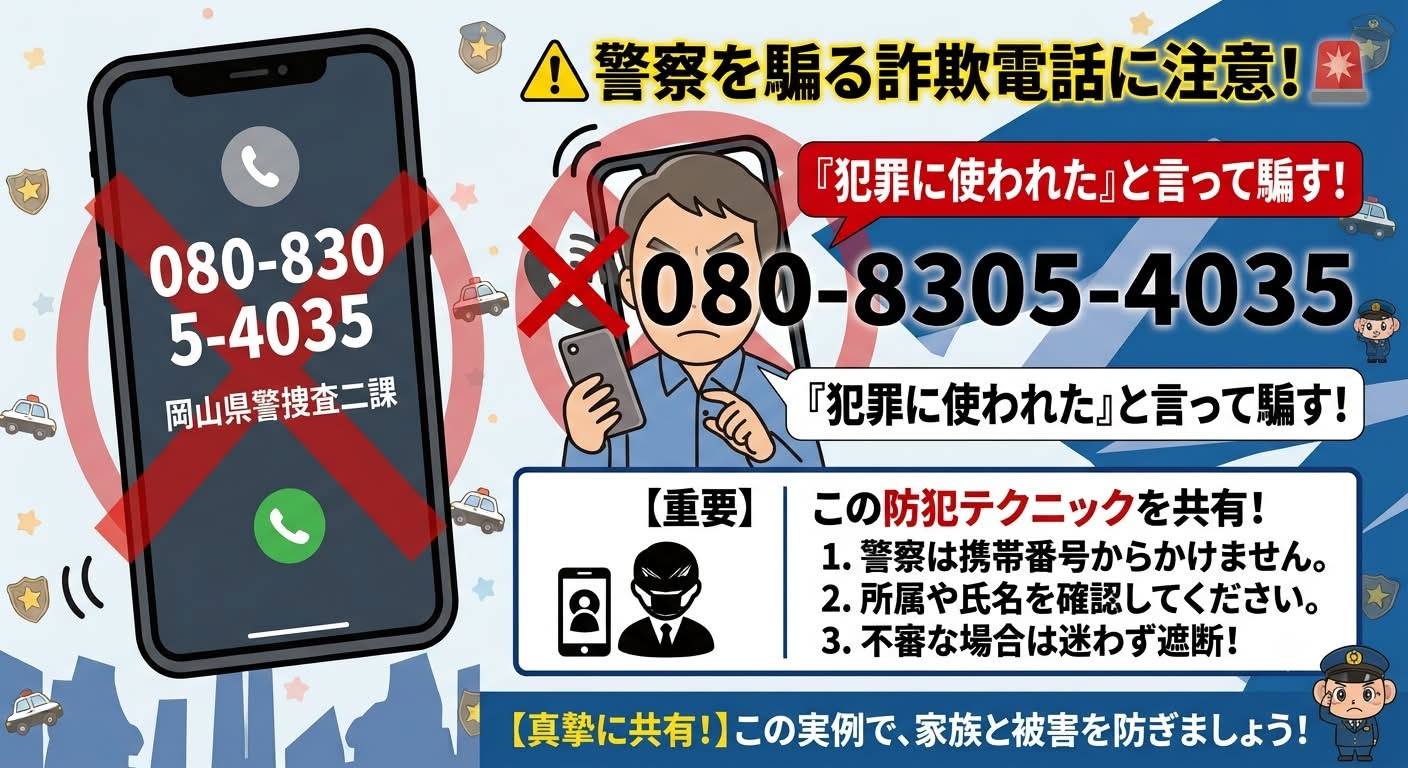 携帯 番号 警察