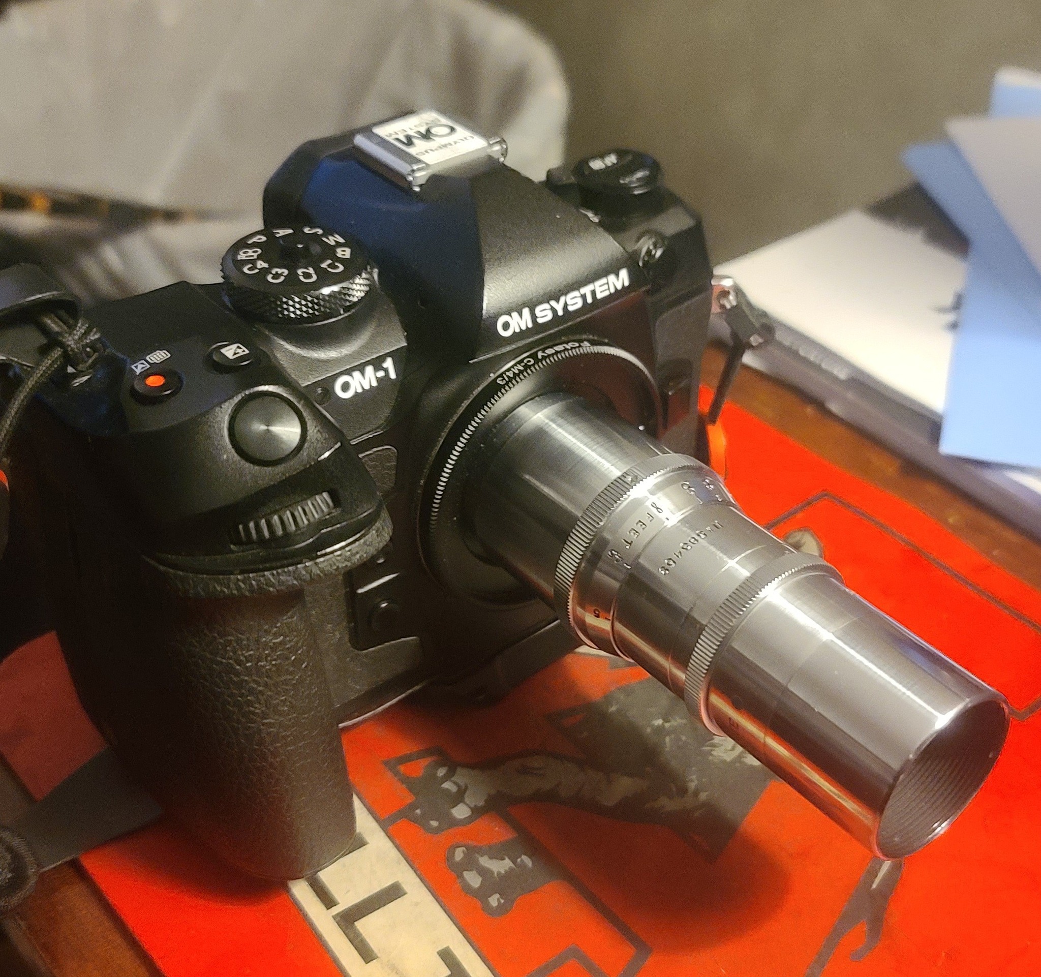 Has anyone adapted vintage D mount cinema glass to a Pentax Q S-1?