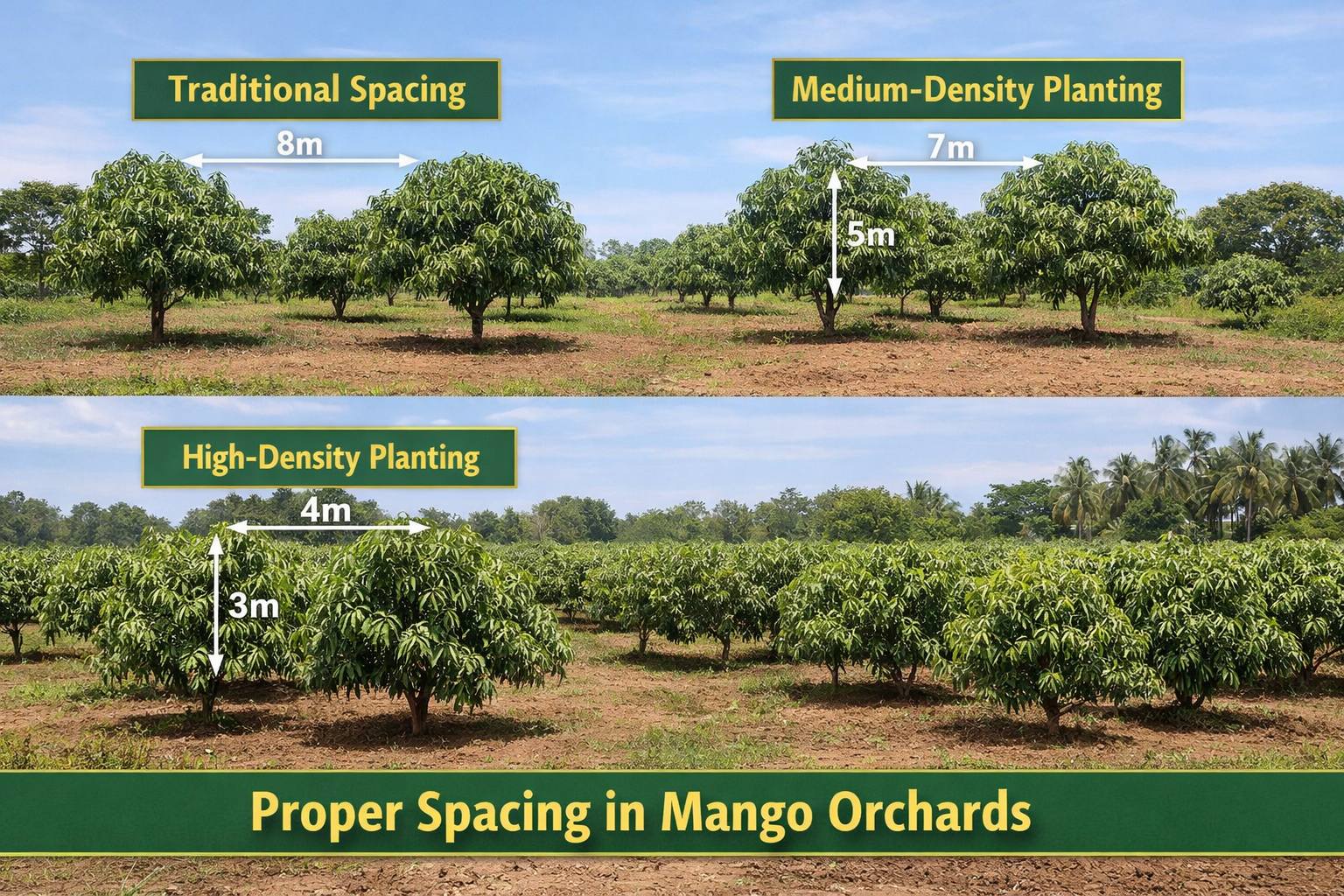 Dre Ck - Spacing and planting layout for mango production... | Facebook