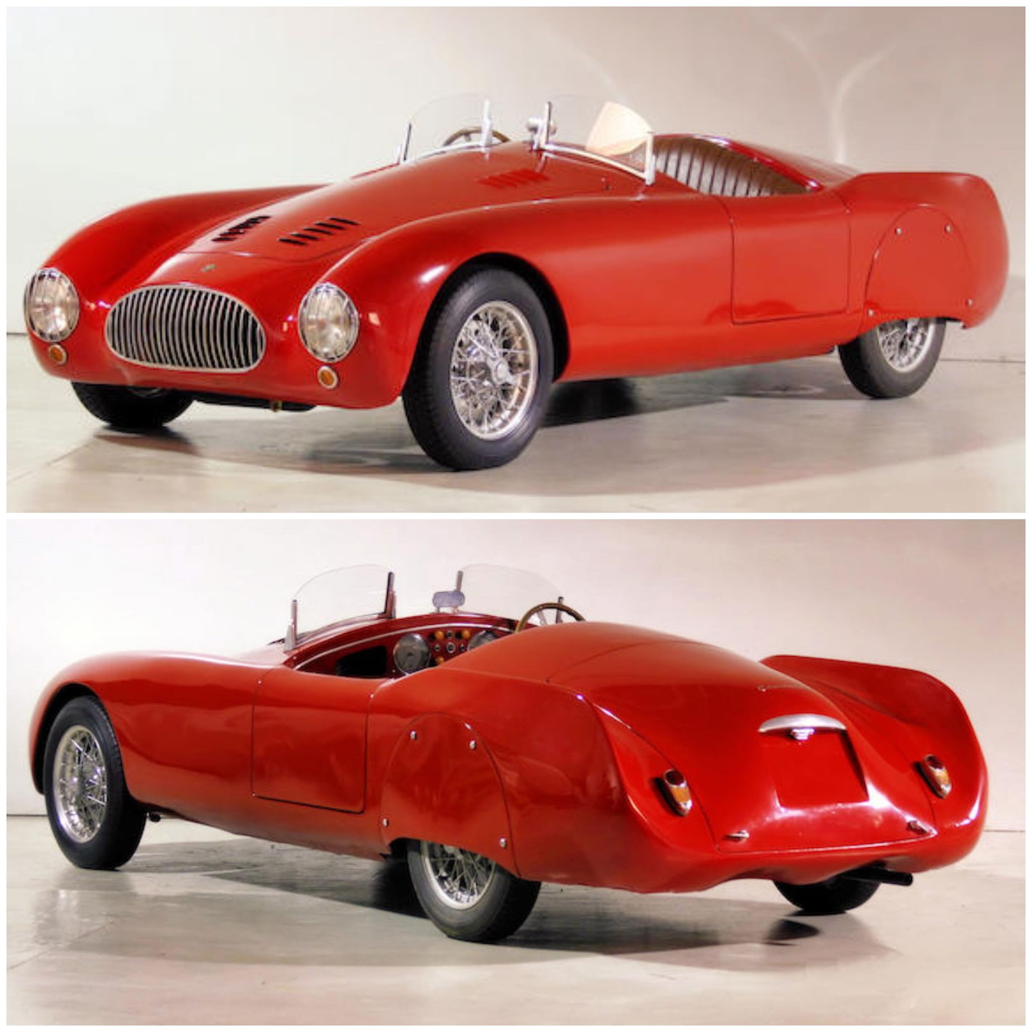 Cisitalia 202 SMM Spyder's historic 1947 Mille Miglia race