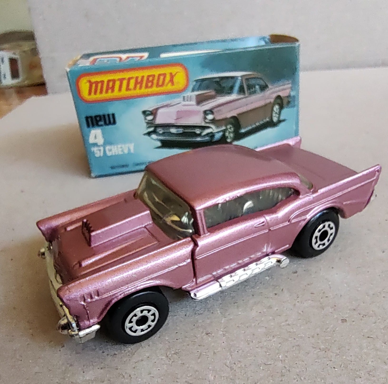 Vintage matchbox '57 Chevy model