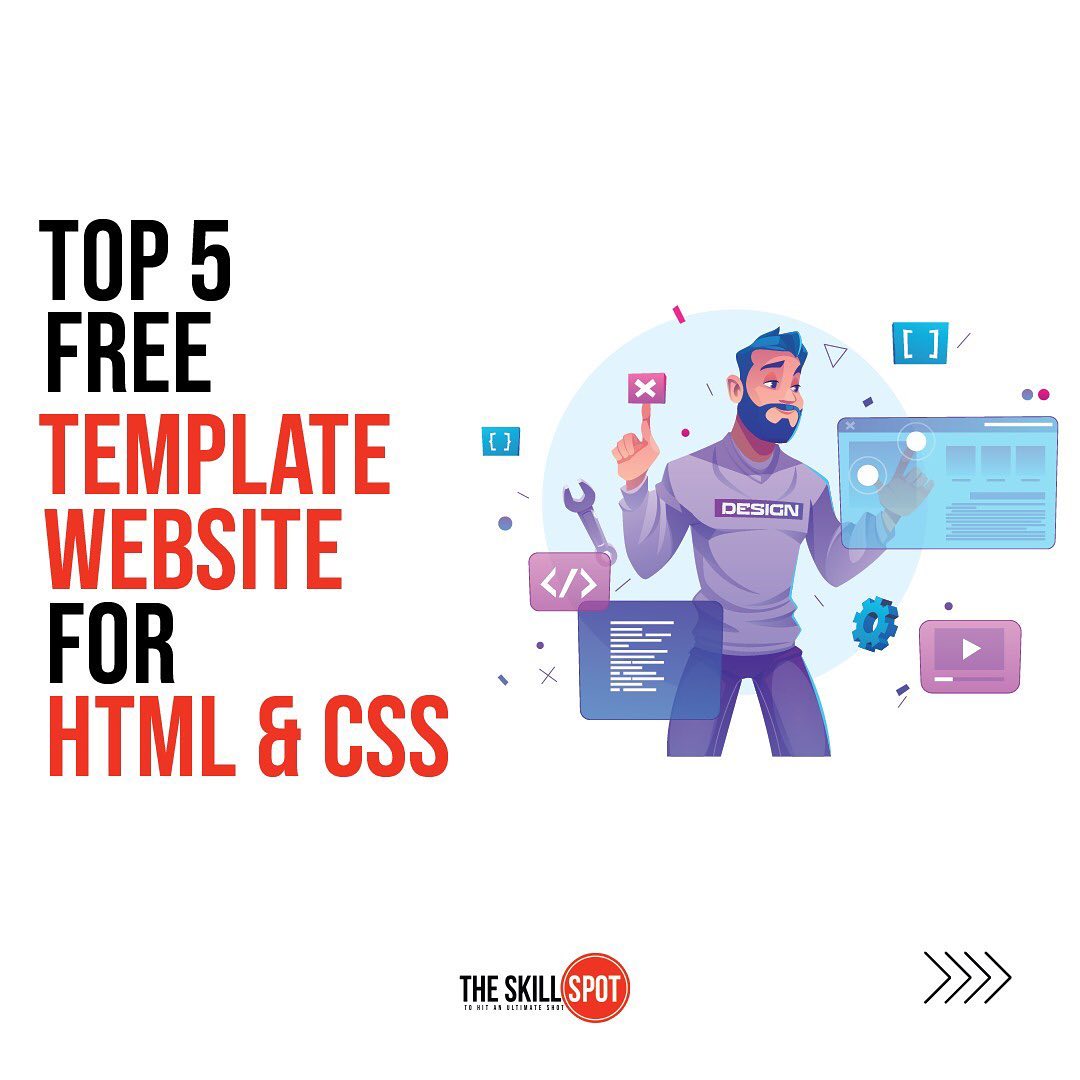 The skill spot - Top 5 free template website for html and... | Facebook