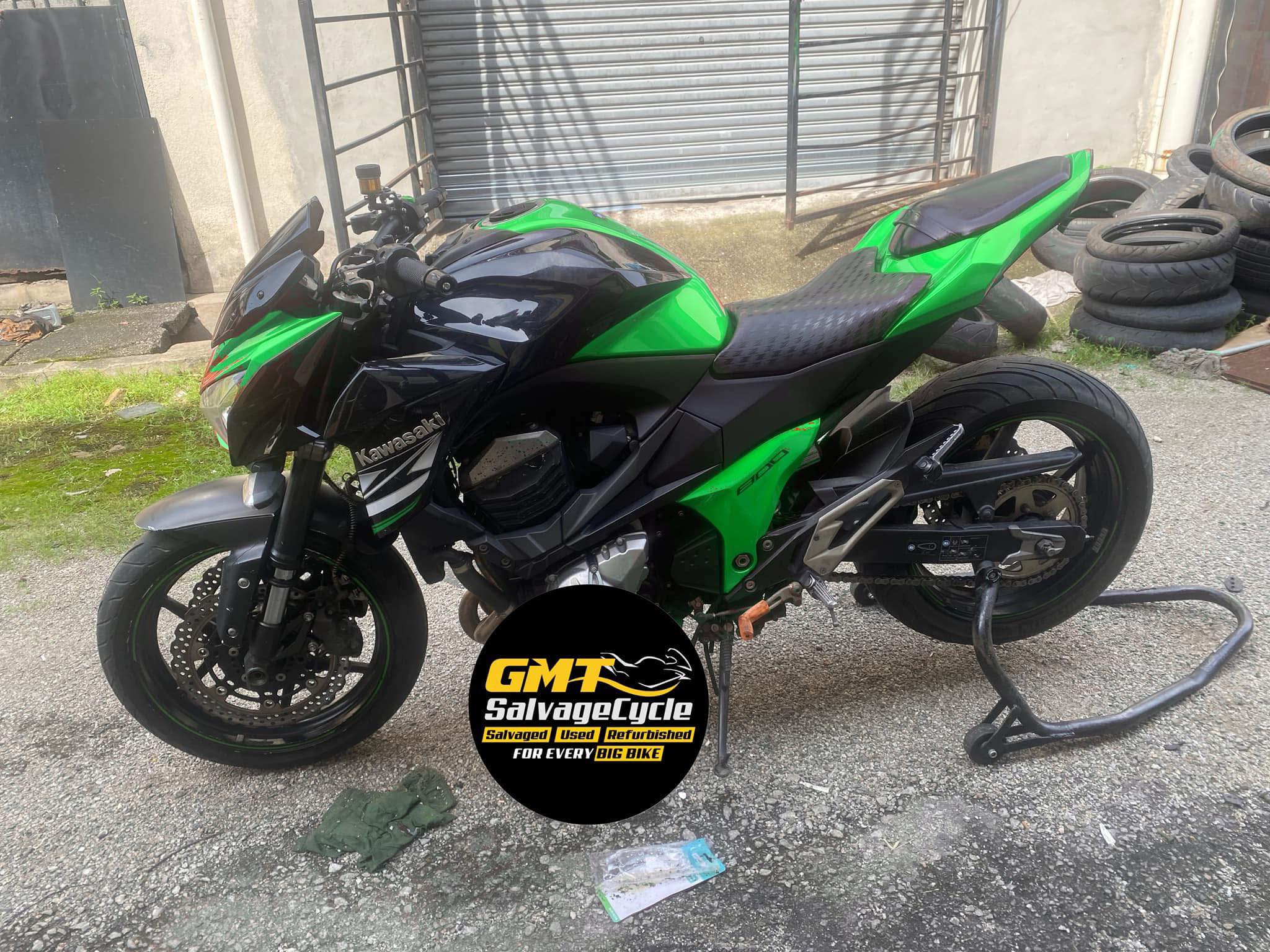 Kawasaki Z800 engine blown for scrap and parts sale