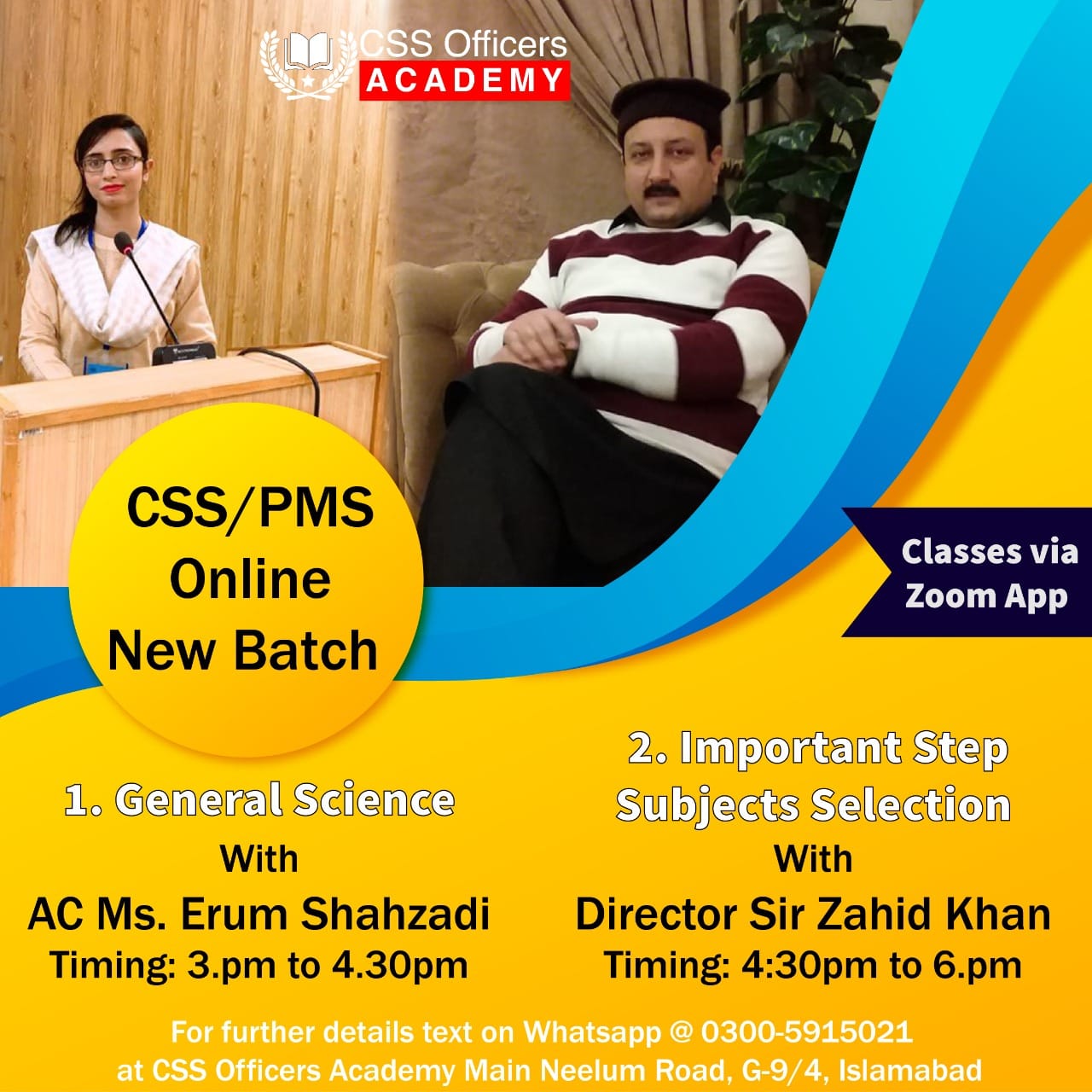 CSS/PMS Online New Batch... - CSS Officers Academy Islamabad