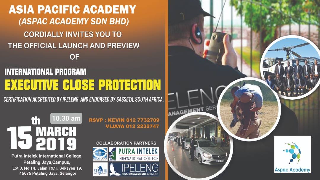 Big5 Executive Academy - Close Protection Training In Town!!!!!!! Big 5 ...