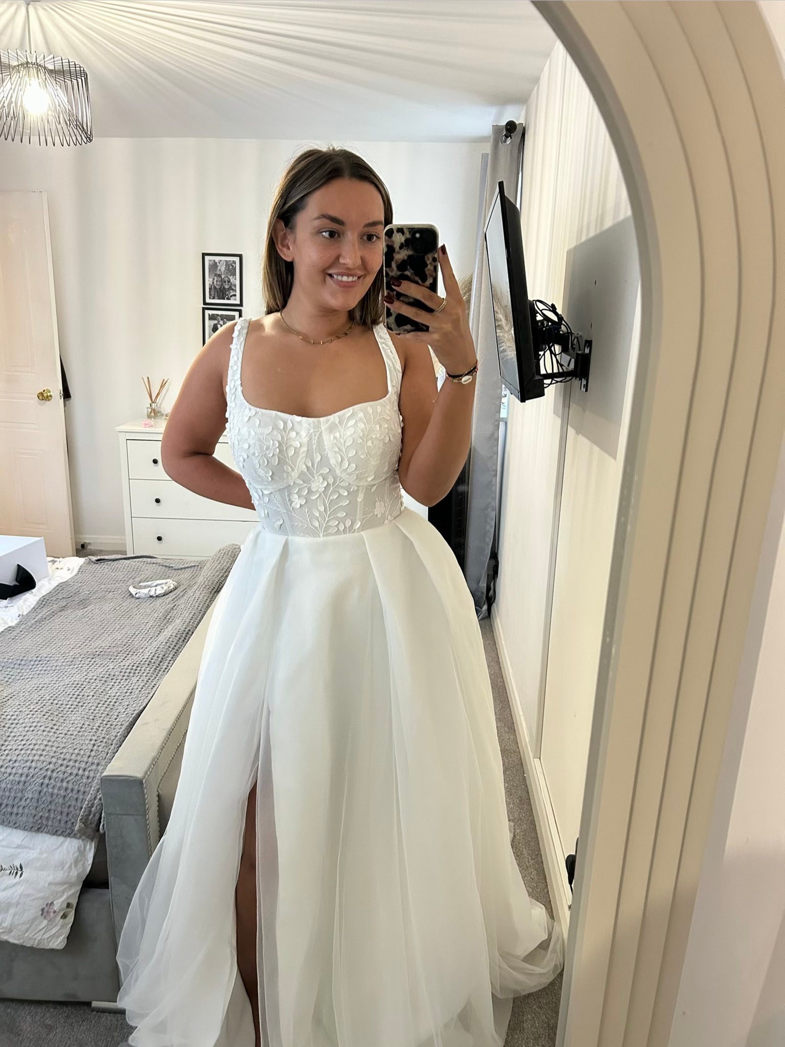 Huxley flowy wedding dress for sale in Leeds