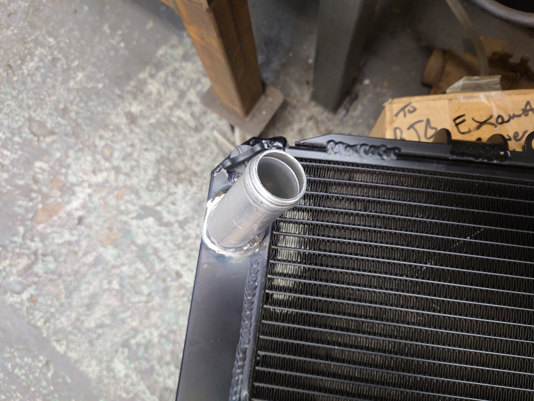 Crazy A Customs - Radiator mods! As it's an aftermarket...