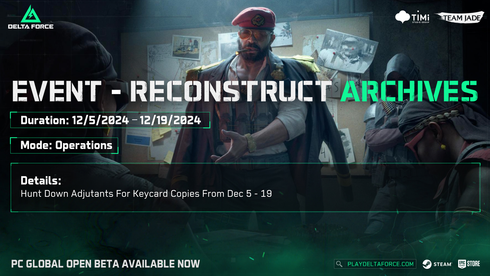RECONSTRUCT ARCHIVES runs until Dec... - Delta Force Game | Facebook