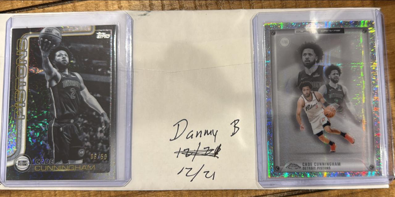 $350 shipped Cade Cunningham Glass canvas and blackout /50
