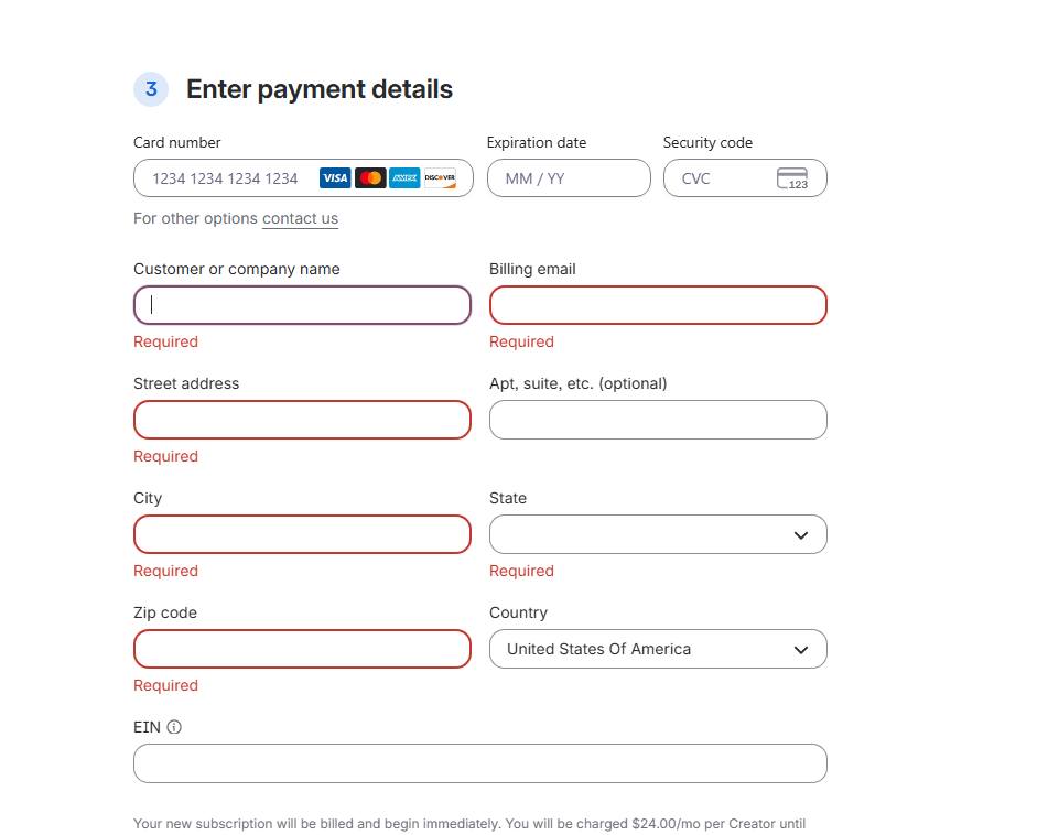 Alex - if in 2025 your still making people fill out all this info in ...