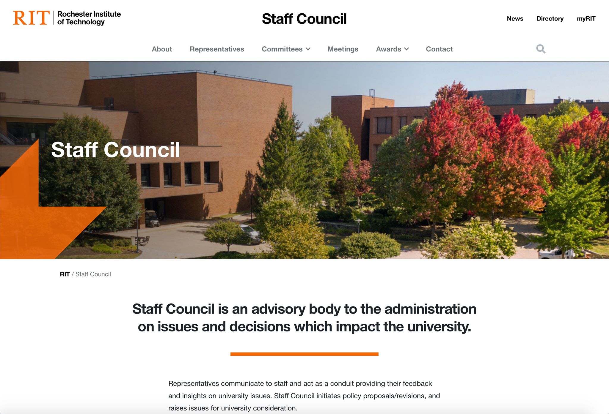 RIT - Staff Council has been a key part of Shared Governance at #RIT ...