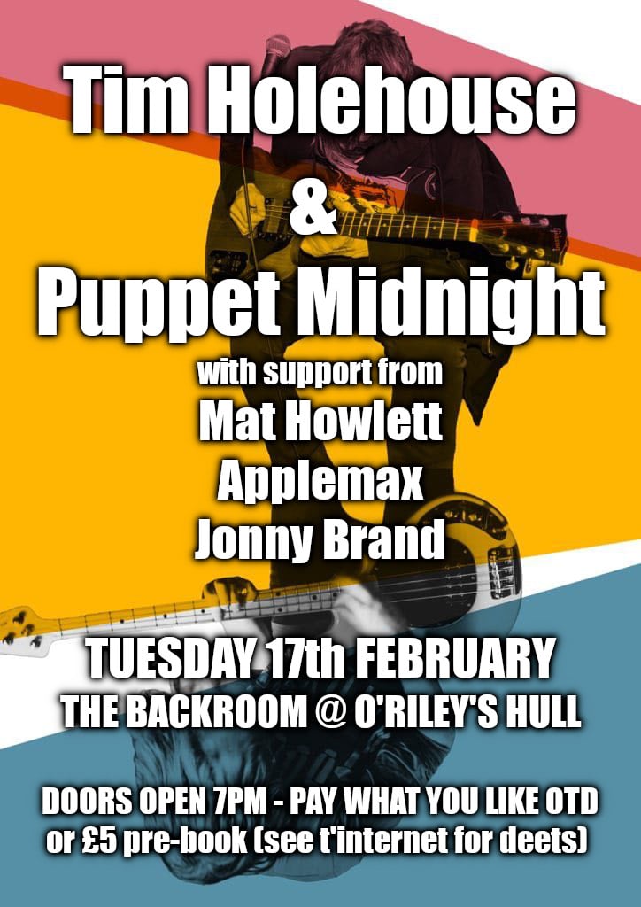 Tim Holehouse, Puppet Midnight, Mat Howlett & Applemax