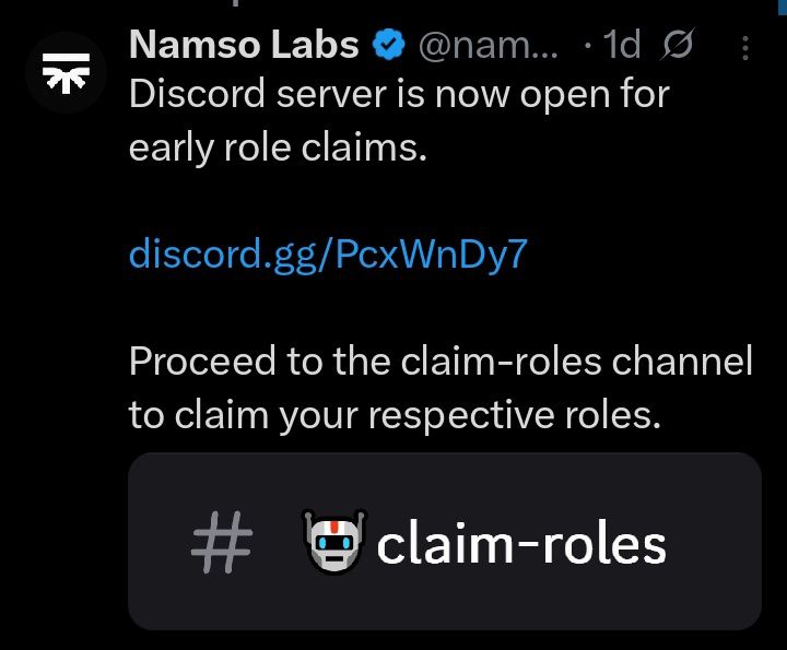 Crypto Airdrops | Discord server is now open for early role claims ...