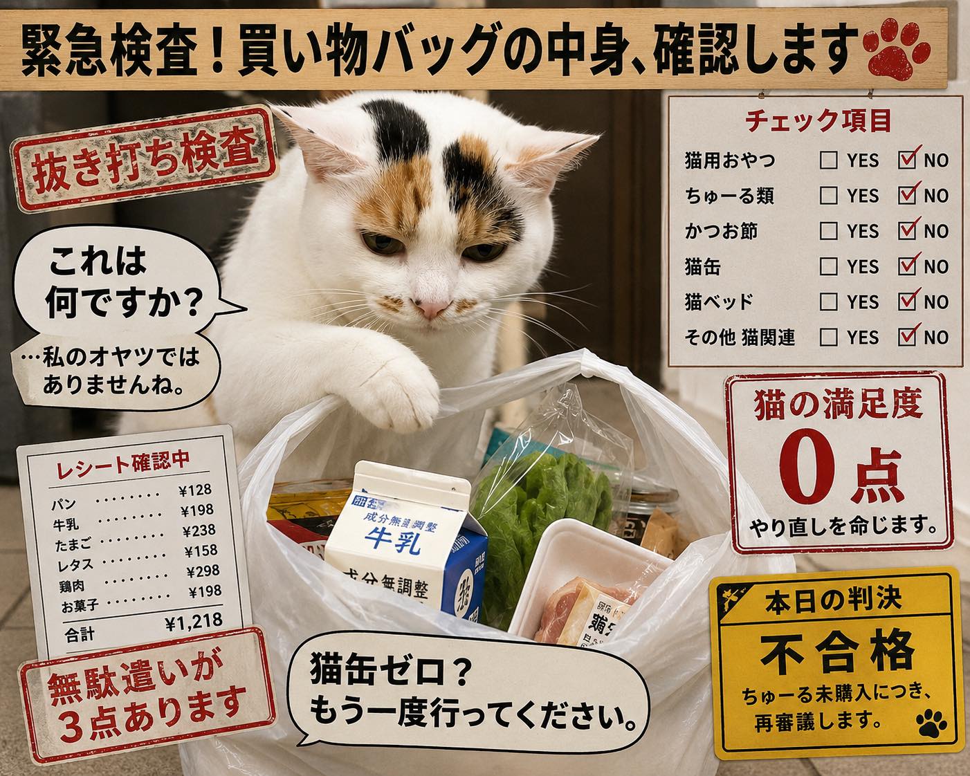 冷蔵庫に入れようとすると、、、