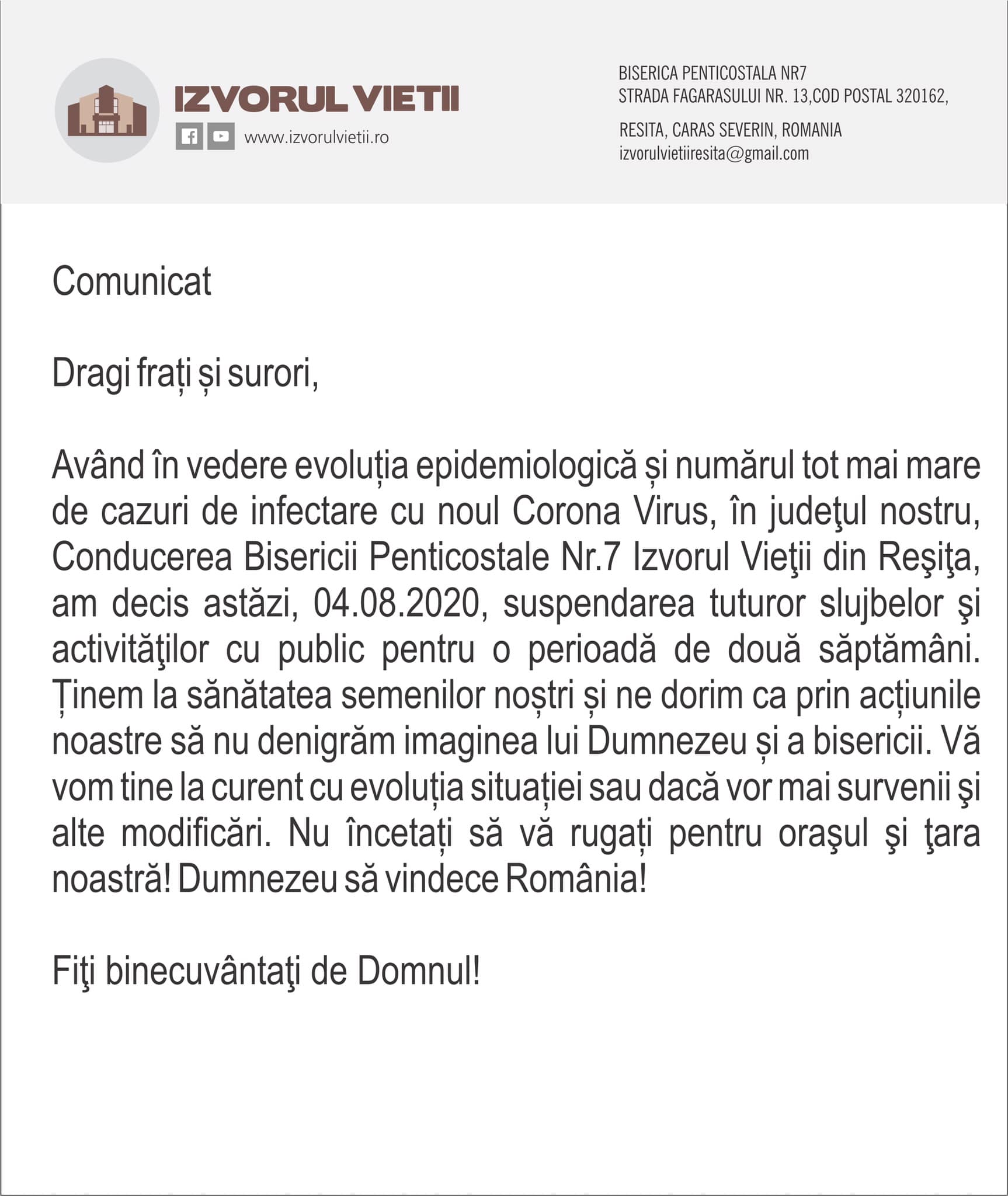 Biserica Penticostala Izvorul Vietii Mapio Net
