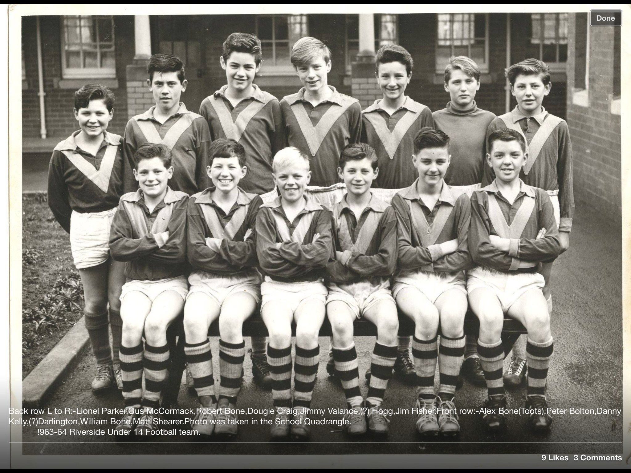 Old Stirling | Riverside Secondary School under 14's football team 1963 ...