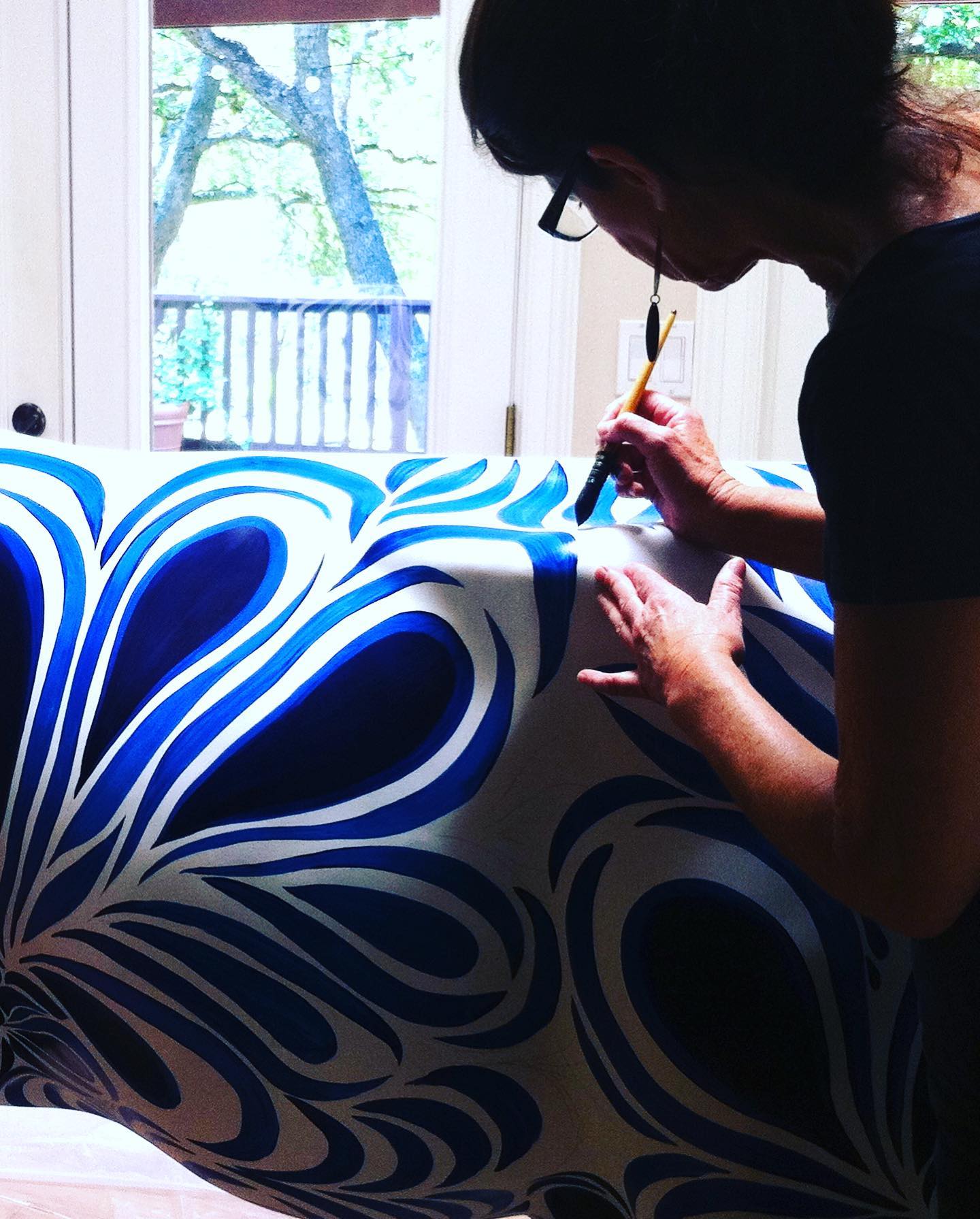 Something different. Yes . . . I painted a cow in 2011 for the