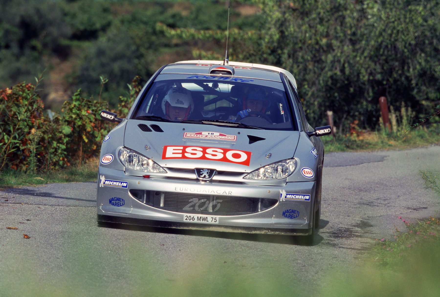 Rally Sanremo 2001 G.Panizzi / H.Panizzi Peugeot 206 WRC Winners