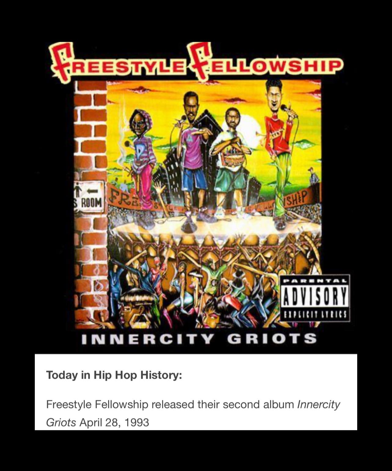 32 years ago today Freestyle Fellowship release their debut album
