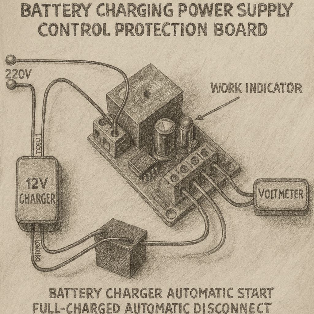 Xh-M603 Battery Charging Control Module DC 12V-24v Voltage