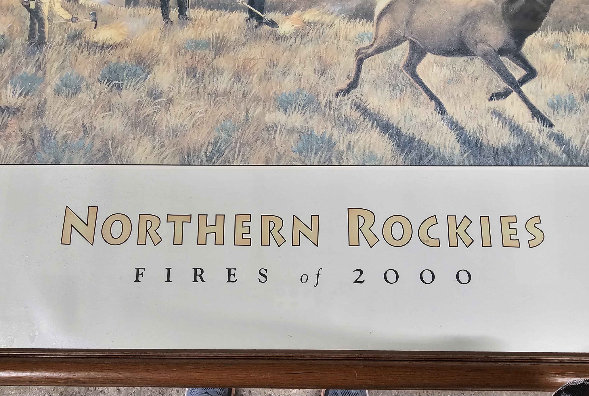 Northern Rockies Fires of 2000 by Monte Dolack framed print - Posters ...