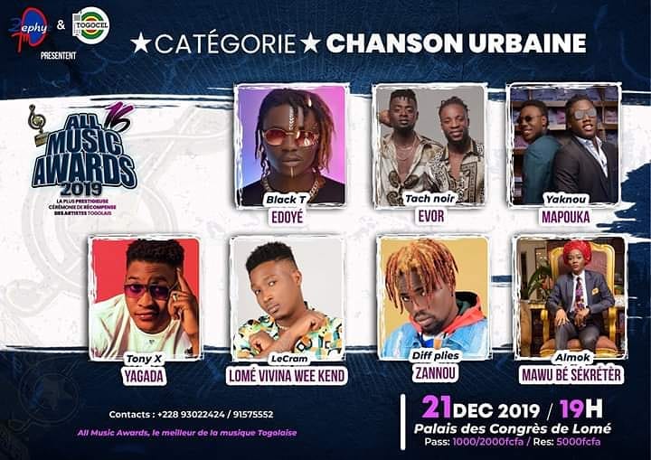 Togozik Quelle Est La Chanson Urbaine De L Annee Aux All Facebook