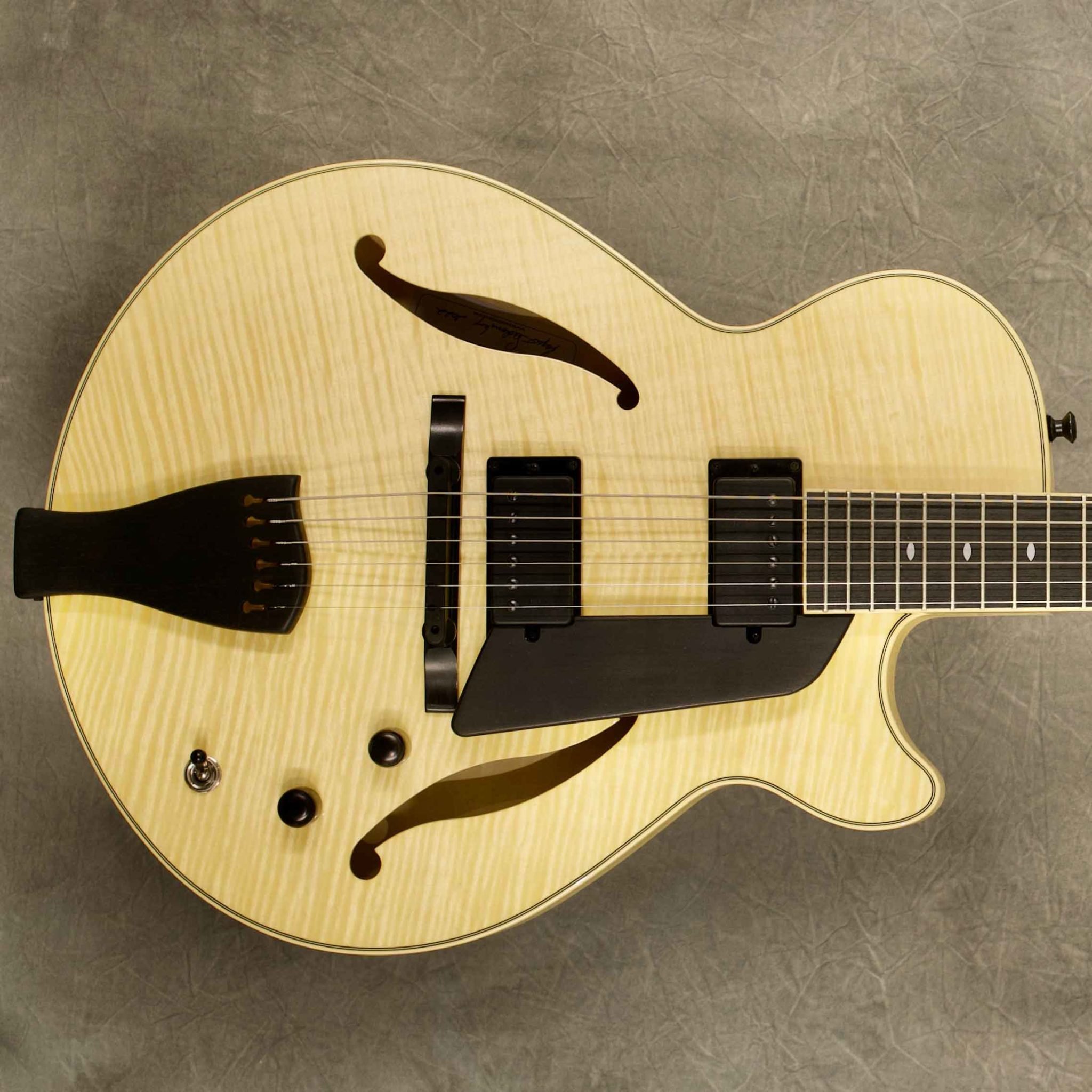 Have you seen our new Frank Vignola archtop? It's a two pickup
