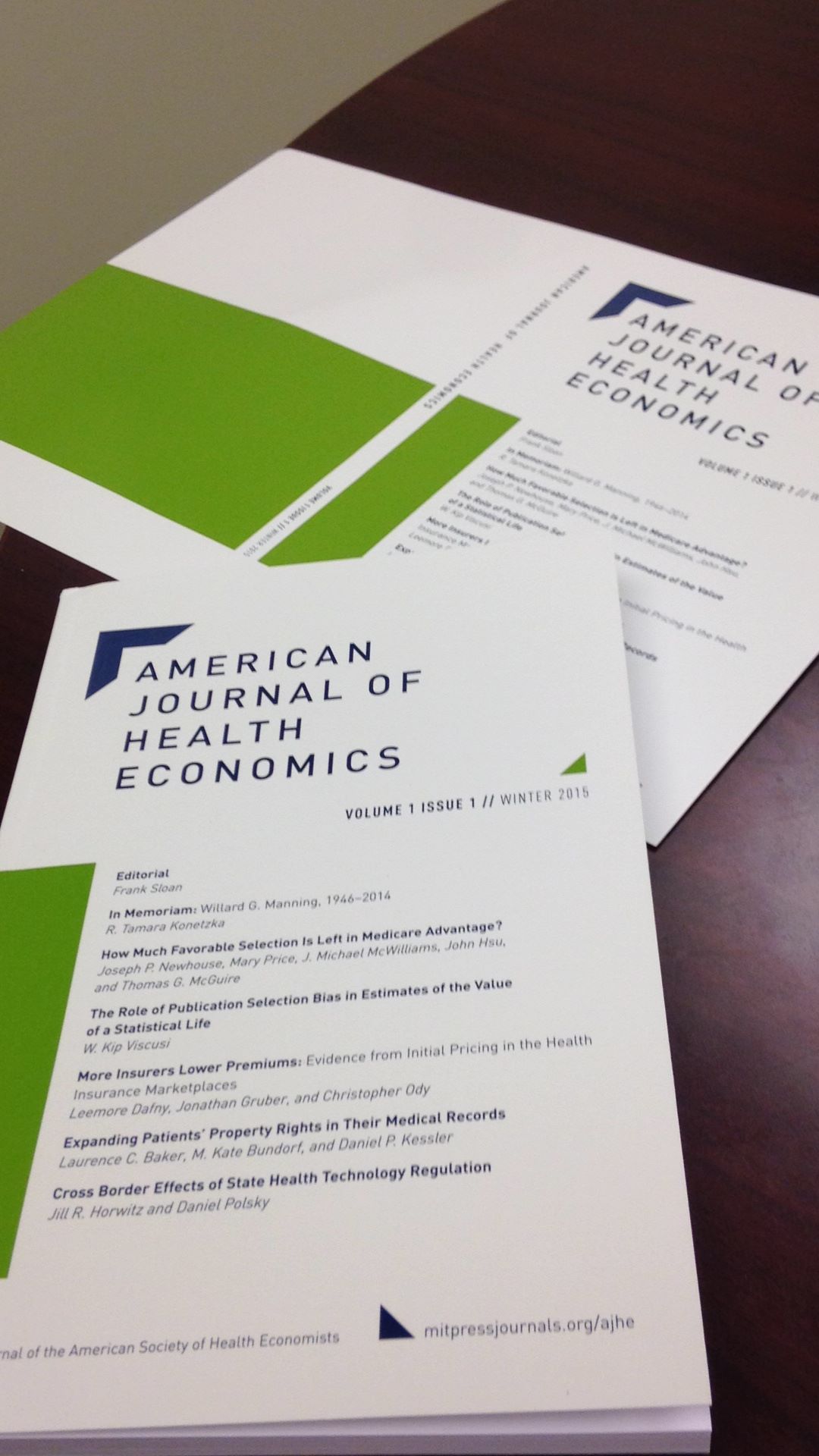 American Journal of Health Economics