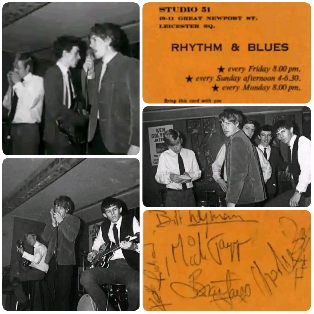 Bill Wyman's live debut with Rollin' Stones in 1962