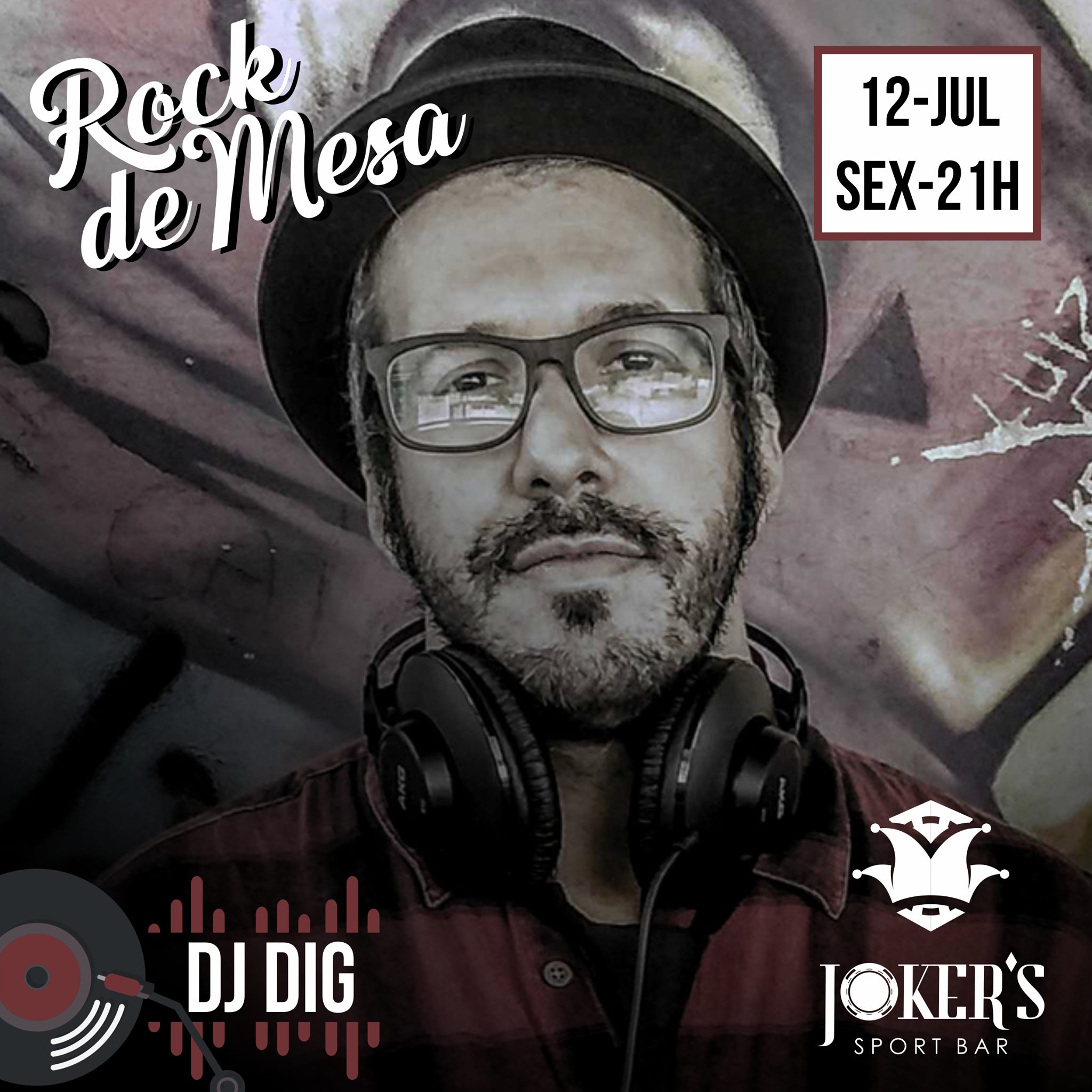 🎶 Hoje tem Rock de Mesa com DJ Dig no... - Joker's Sport Bar