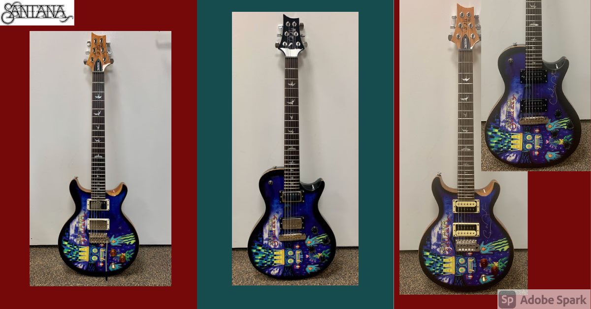 Limited Edition PRS/Santana Blessings and Miracles Guitars in the