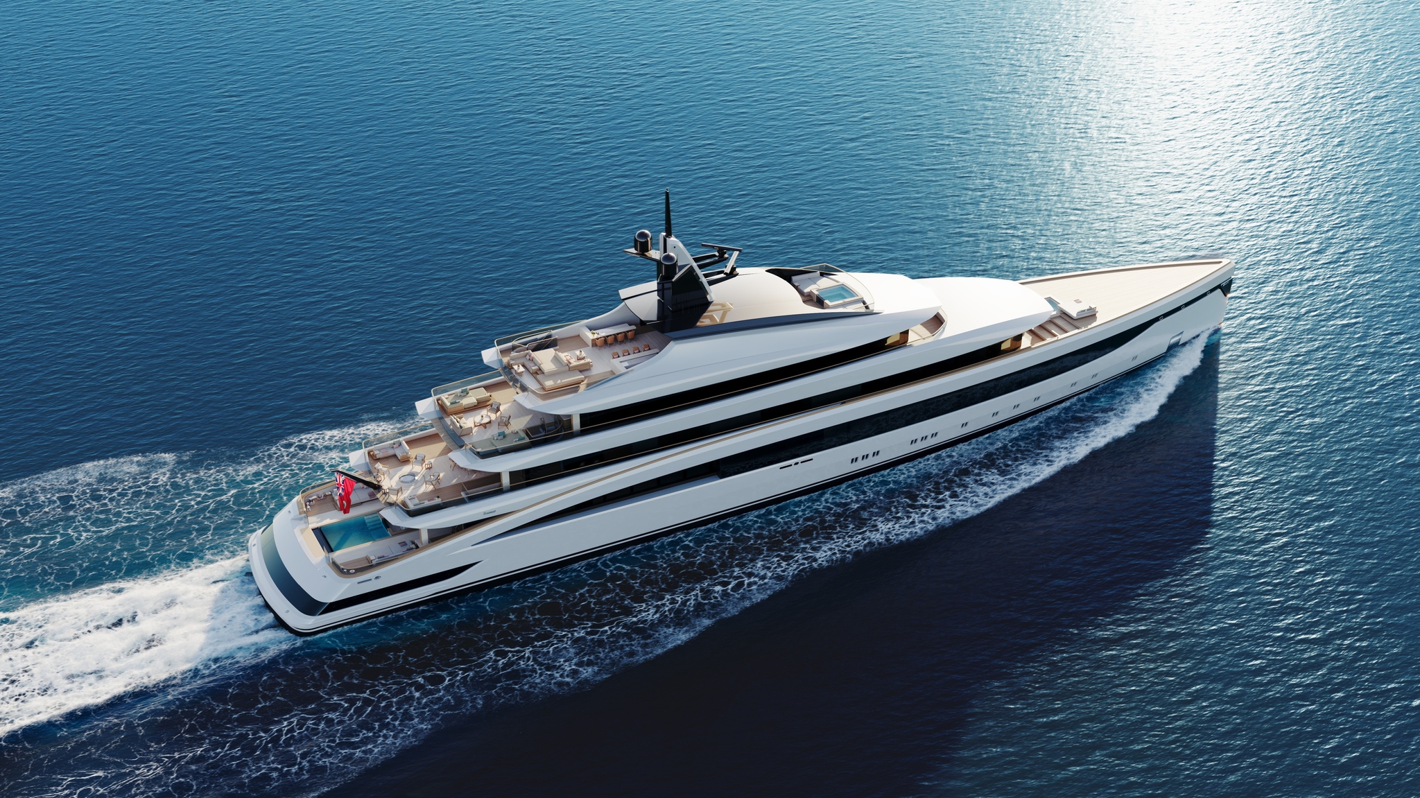 Feadship - The innovative layout of Project Fusion, the...