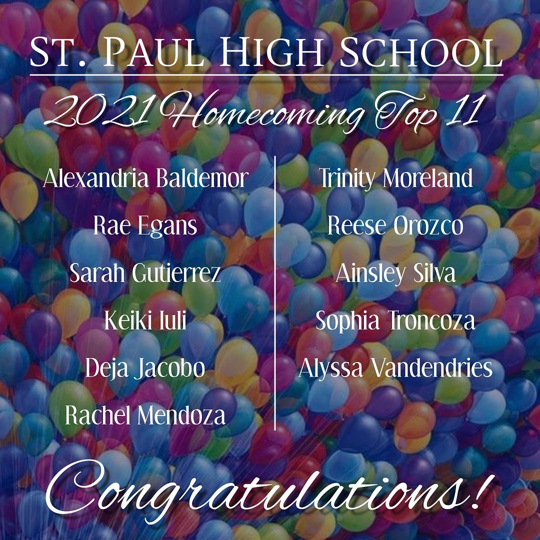 Congratulations to the 2021... - St. Paul High School | Facebook