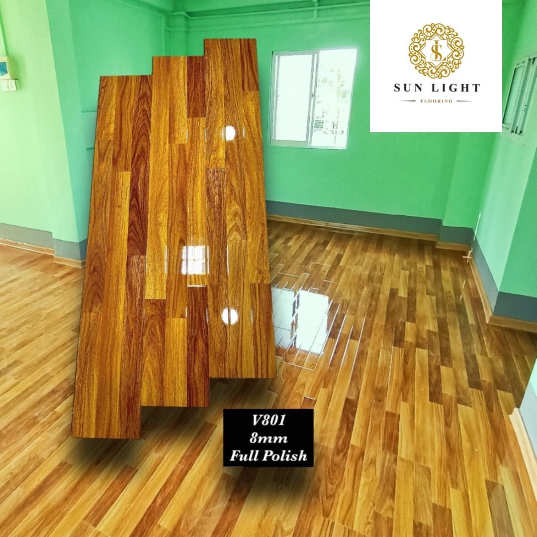 Sun - 💯8mm laminate floor 100%high glossy surface (with AC4 grade ... - Laminate Floor Sun Finishes