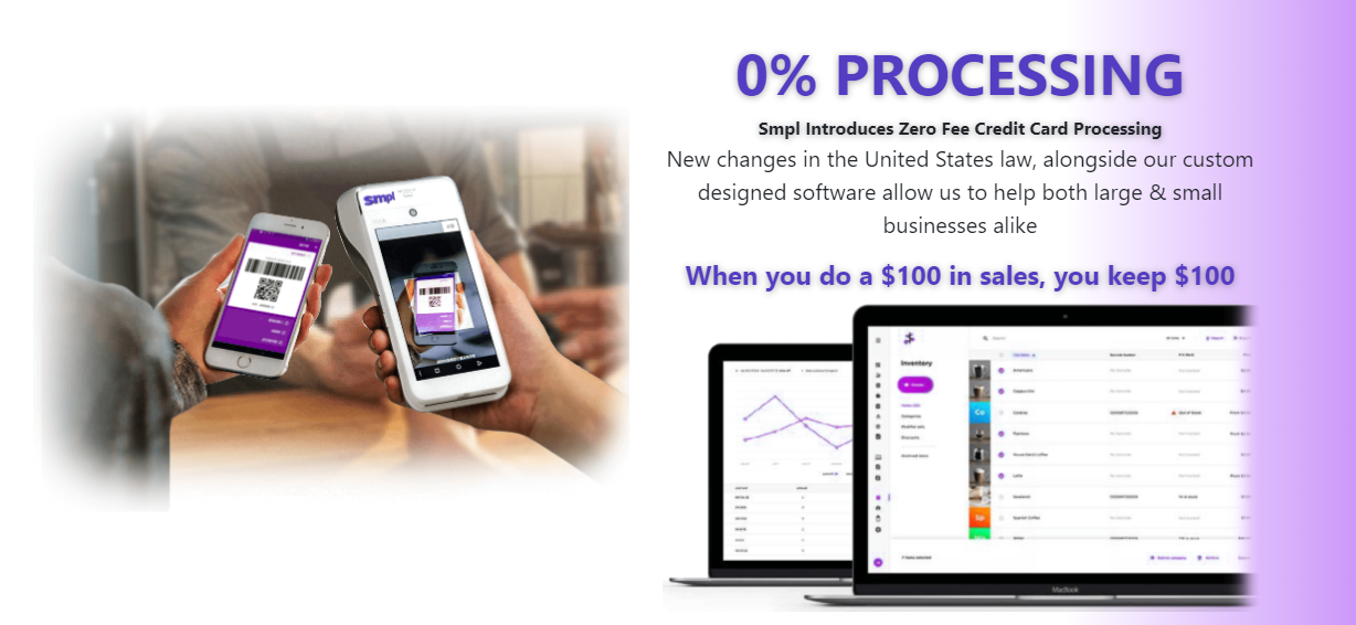 Zero-Fee Credit Card Processing - SmplBiz.com | Dover DE