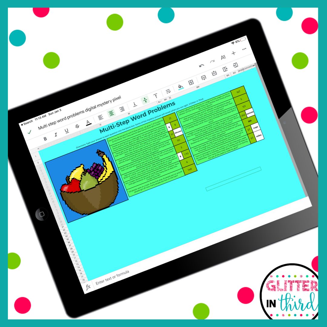 Glitter in Third - Who's teaching multi-step word problems? Here's a ...