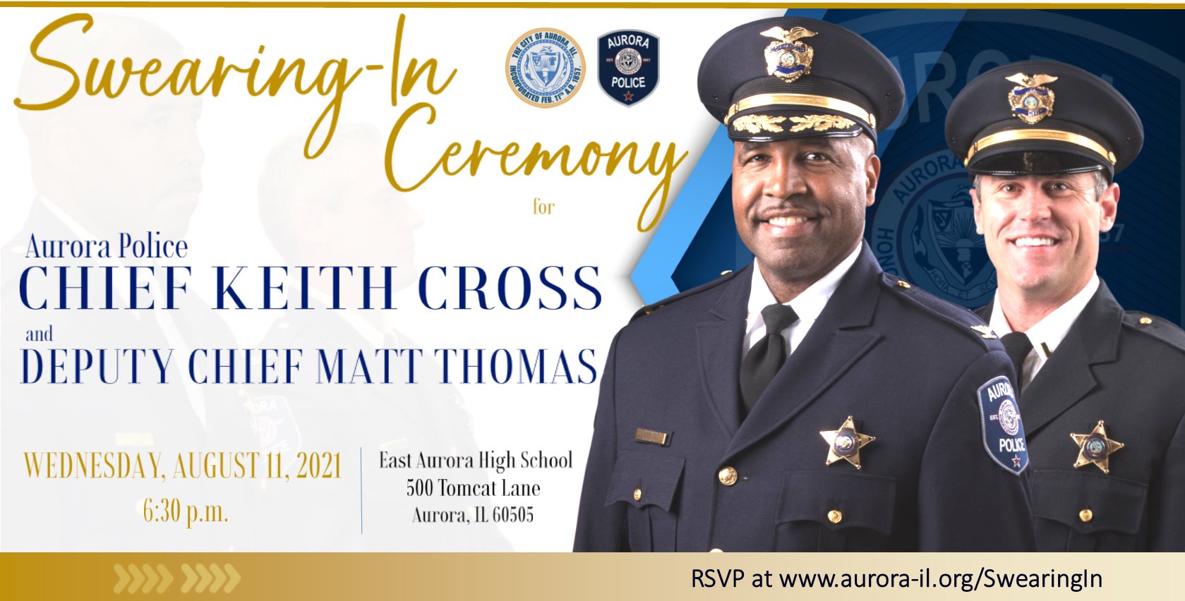 City - Join us for the Swearing-In Ceremony for Aurora Police Chief ...