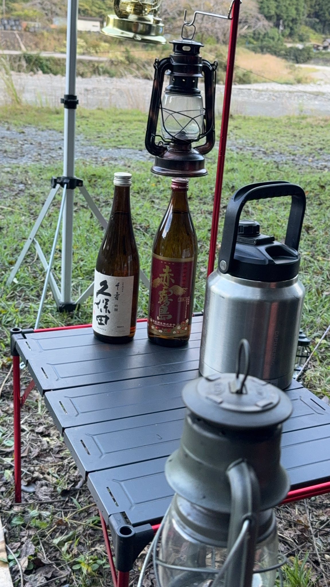 先日のほったらかしキャンプ場にて、長年使ってきたイワタニのツイン
