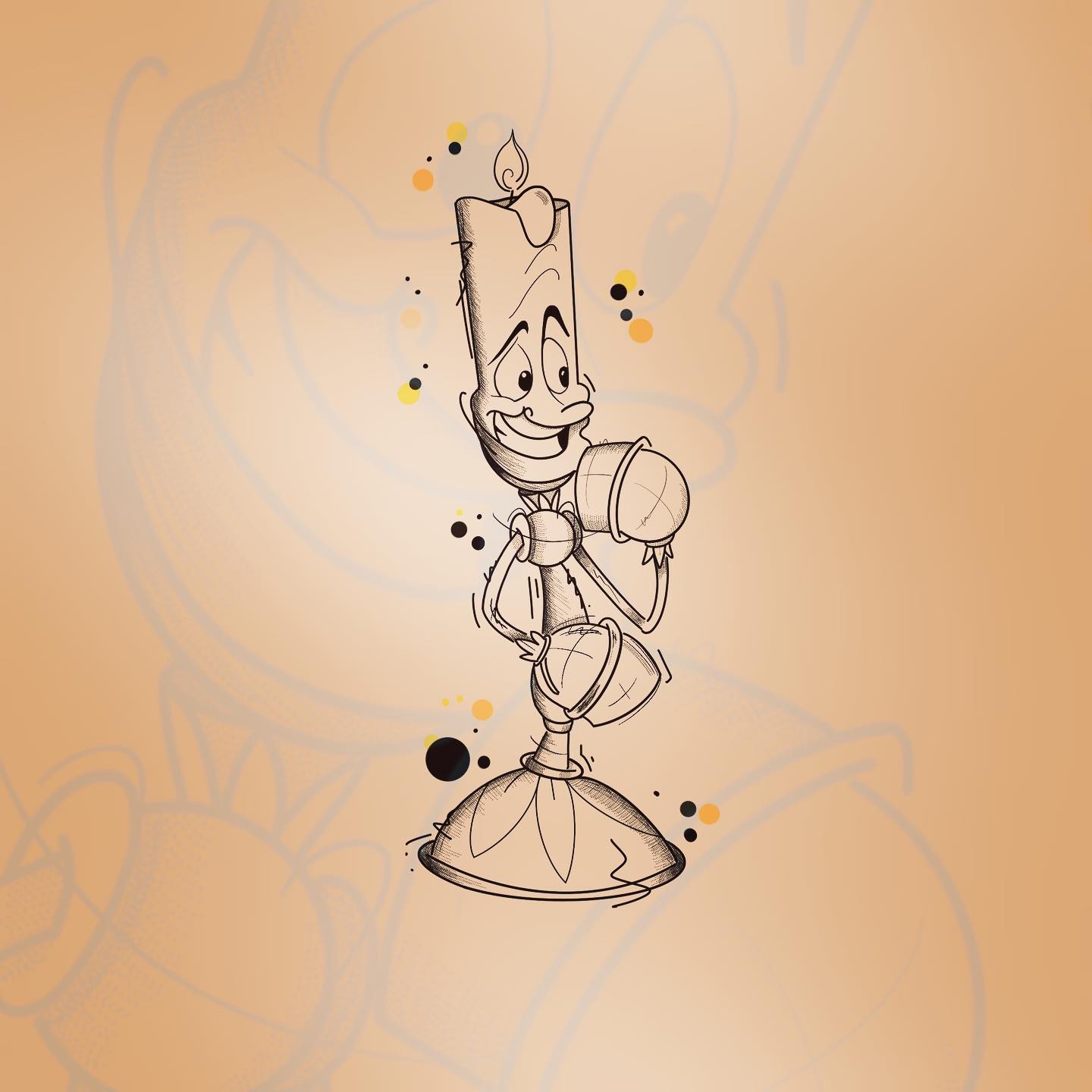 Tatouage Disney La Belle Et La Bete