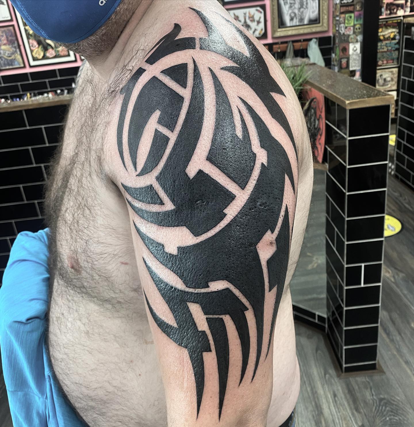 Ross Nagle Tattoos - Reworked and extended tribal for Keith ...